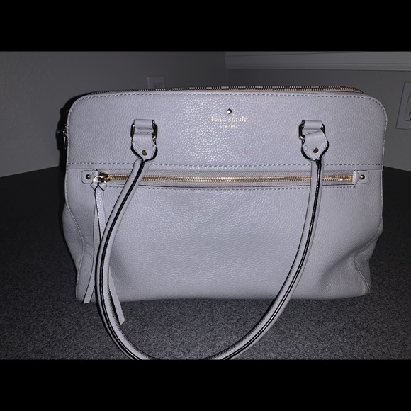kate spade Handbags - Grey leather Kate Spade handbag kate spade Handbags - Grey leather Kate Spade handbag